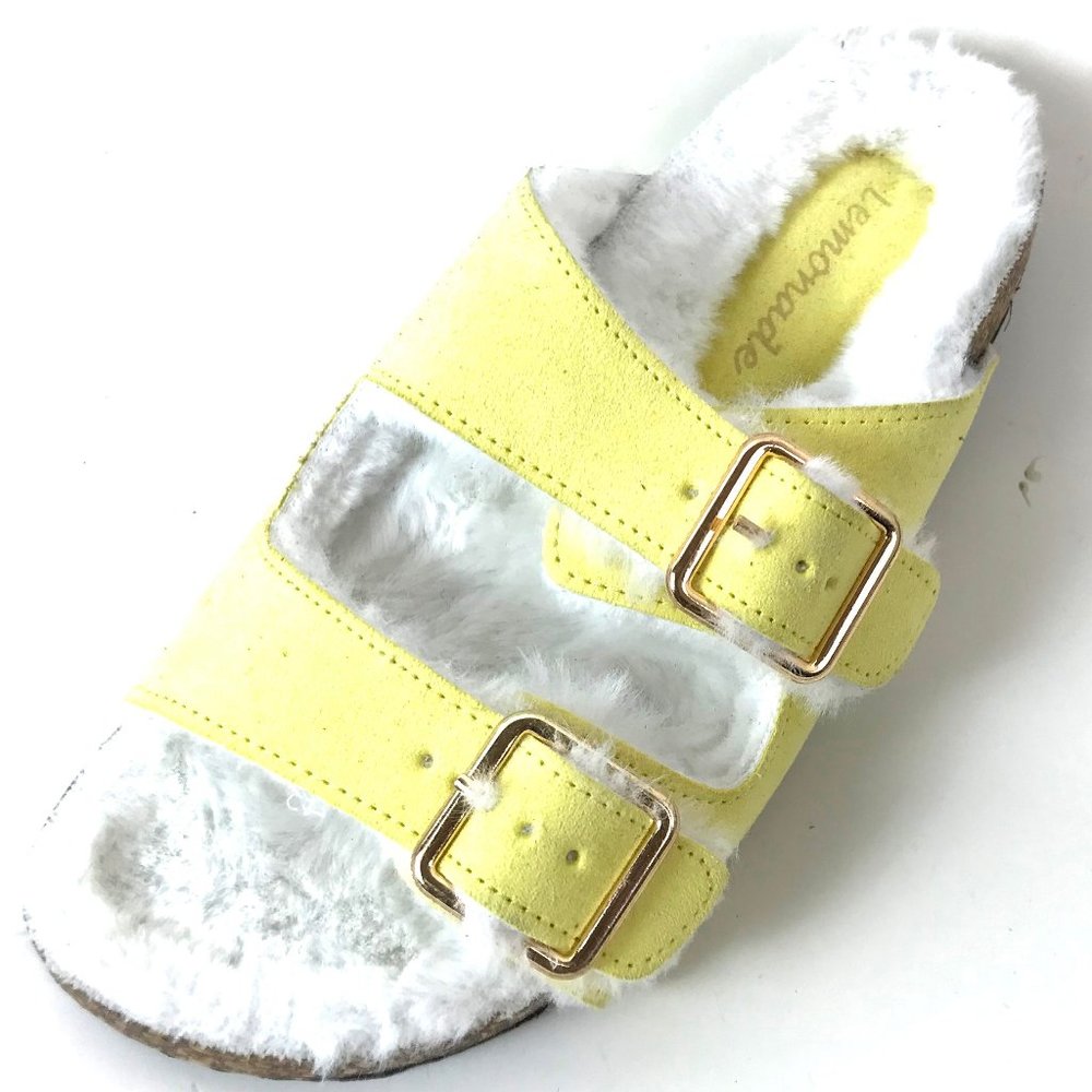 Furry and Comfy Birkenstock style sandals